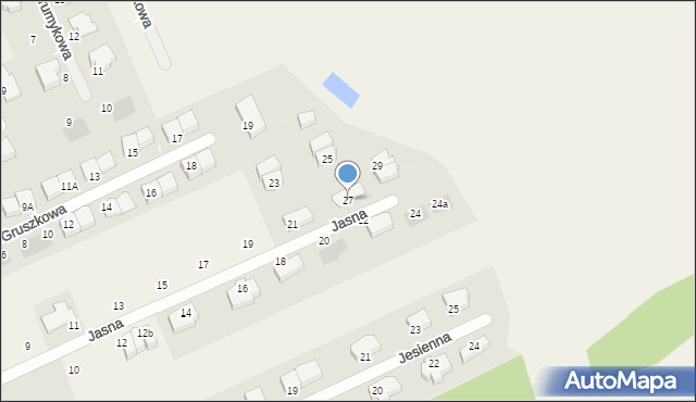 Wołczkowo, Jasna, 27, mapa Wołczkowo