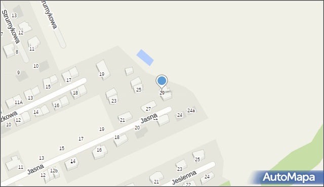 Wołczkowo, Jasna, 29, mapa Wołczkowo