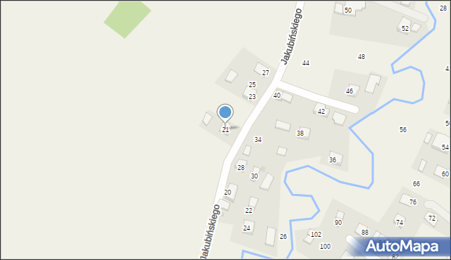 Wróblik Królewski, Jakubińskiego, ks., 21, mapa Wróblik Królewski
