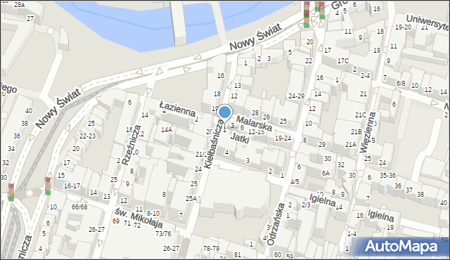 Wrocław, Jatki, 1, mapa Wrocławia