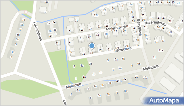 Wrocław, Jałowcowa, 15, mapa Wrocławia