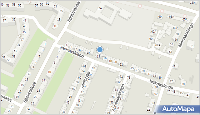 Wrocław, Jackowskiego Maksymiliana, 14, mapa Wrocławia