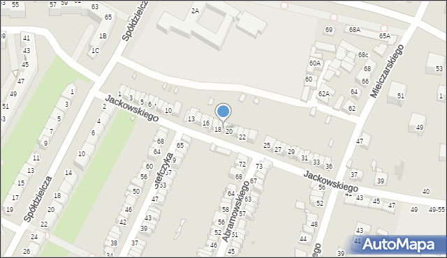 Wrocław, Jackowskiego Maksymiliana, 19, mapa Wrocławia