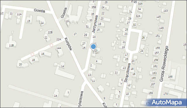 Wrocław, Jarzynowa, 6, mapa Wrocławia