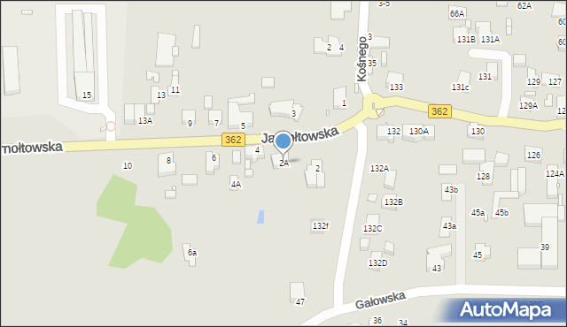 Wrocław, Jarnołtowska, 2A, mapa Wrocławia