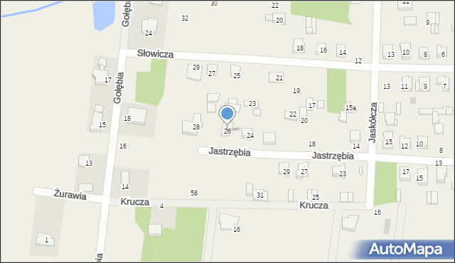 Wronowice, Jastrzębia, 26, mapa Wronowice