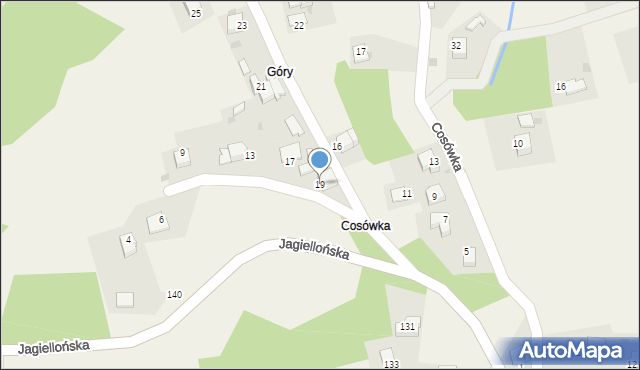 Wrząsowice, Jasna, 19, mapa Wrząsowice