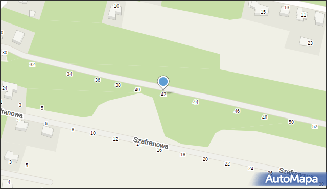 Wycinki Osowskie, Jałowcowa, 42, mapa Wycinki Osowskie