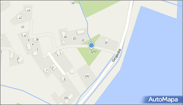 Zaborze, Jagodowa, 1a, mapa Zaborze