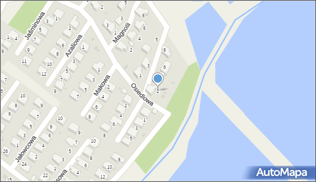 Zaborze, Jarzębiny, 2, mapa Zaborze