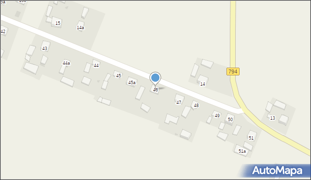 Zadroże, Jangrocka, 11, mapa Zadroże