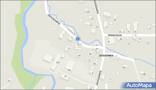 Zakopane, Janosówka, 4, mapa Zakopanego