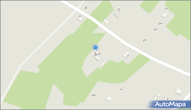 Żarki, Jagodowa, 25, mapa Żarki