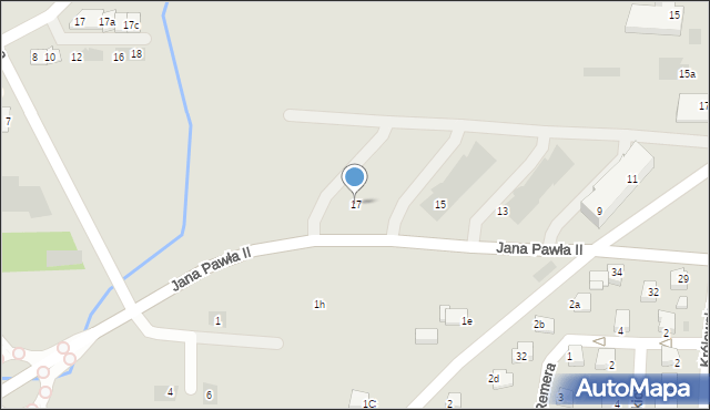 Zator, Jana Pawła II, 17, mapa Zator