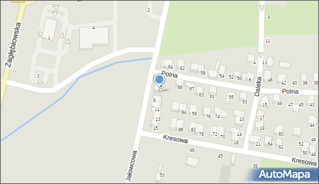 Zawiercie, Jałowcowa, 7, mapa Zawiercie