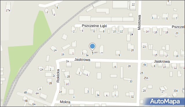 Zawiercie, Jaskrowa, 5, mapa Zawiercie