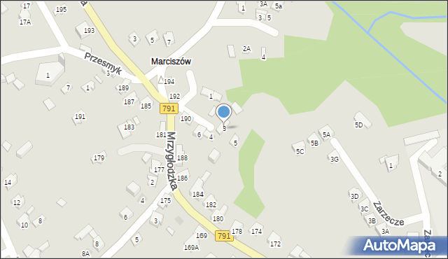 Zawiercie, Jastrzębia, 3, mapa Zawiercie