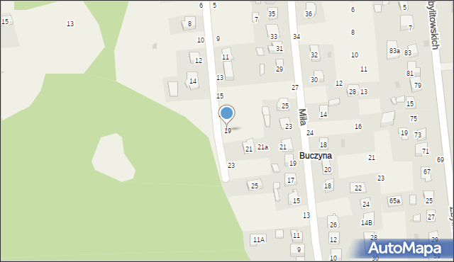 Zbylitowska Góra, Jana Pawła II, 19, mapa Zbylitowska Góra