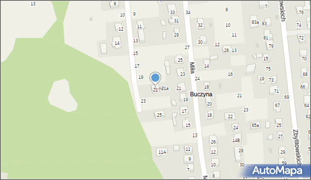 Zbylitowska Góra, Jana Pawła II, 21, mapa Zbylitowska Góra