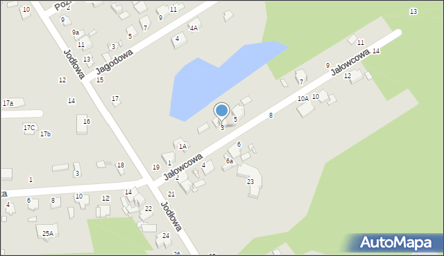 Zduńska Wola, Jałowcowa, 3, mapa Zduńska Wola