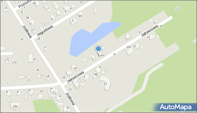 Zduńska Wola, Jałowcowa, 5, mapa Zduńska Wola