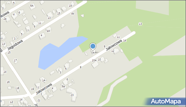 Zduńska Wola, Jałowcowa, 7, mapa Zduńska Wola