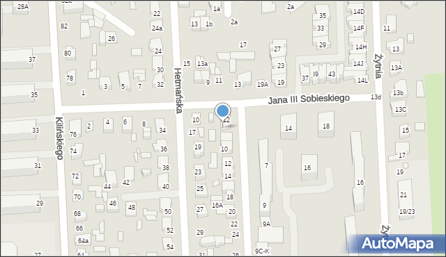 Zduńska Wola, Jana Kazimierza, 6, mapa Zduńska Wola