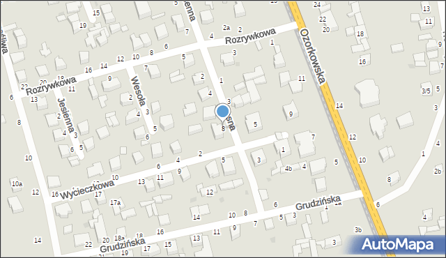 Zgierz, Jasna, 8, mapa Zgierz