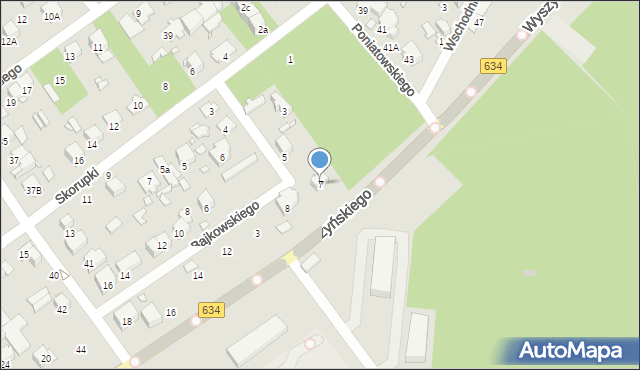Zielonka, Janikowskiego Leopolda, 7, mapa Zielonka