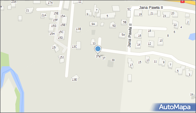 Żukowo, Jana Pawła II, 37a, mapa Żukowo