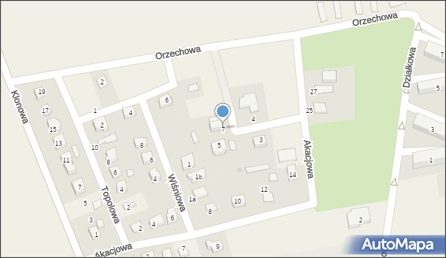 Żurawice, Jarzębinowa, 7, mapa Żurawice