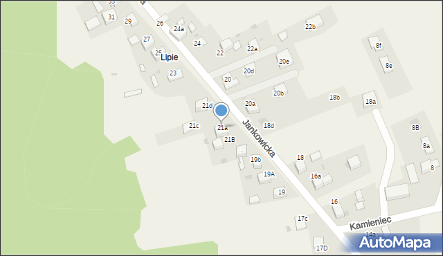 Zwonowice, Jankowicka, 21a, mapa Zwonowice