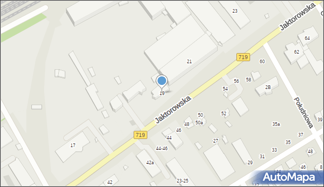 Żyrardów, Jaktorowska, 19, mapa Żyrardów