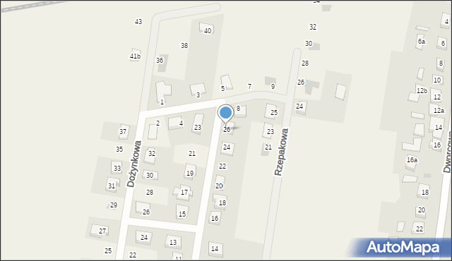 Biskupice, Jęczmienna, 26, mapa Biskupice