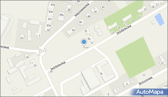 Bobrowiec, Jeździecka, 7, mapa Bobrowiec