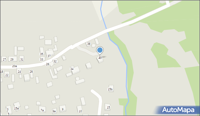 Bogoria, Jędrusiów, 40, mapa Bogoria