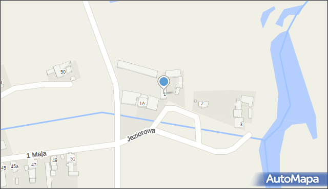 Boguszyce, Jeziorowa, 1, mapa Boguszyce