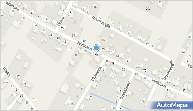 Bojszowy, Jedlińska, 54, mapa Bojszowy