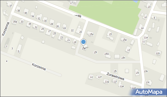 Borek, Jeżynowa, 3, mapa Borek