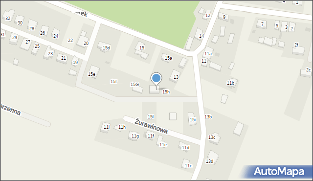 Borek, Jeżynowa, 9, mapa Borek