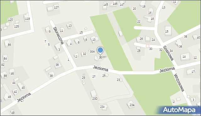 Borkowo, Jeziorna, 30, mapa Borkowo