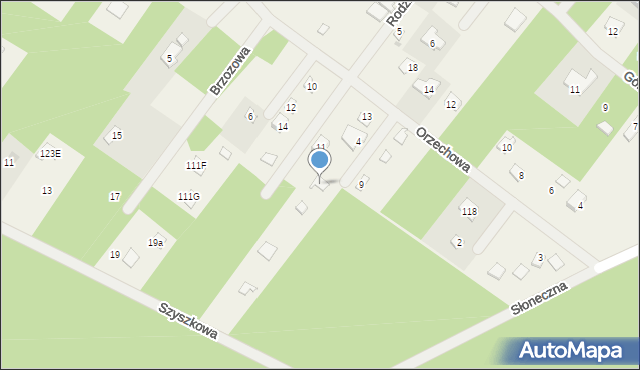 Brwilno Dolne, Jeżynowa, 8, mapa Brwilno Dolne