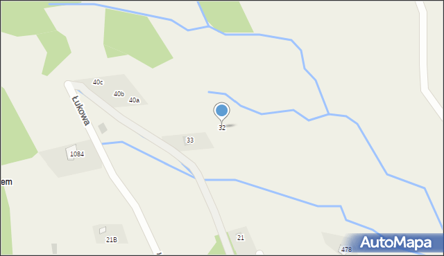 Buczkowice, Jeżynowa, 32, mapa Buczkowice