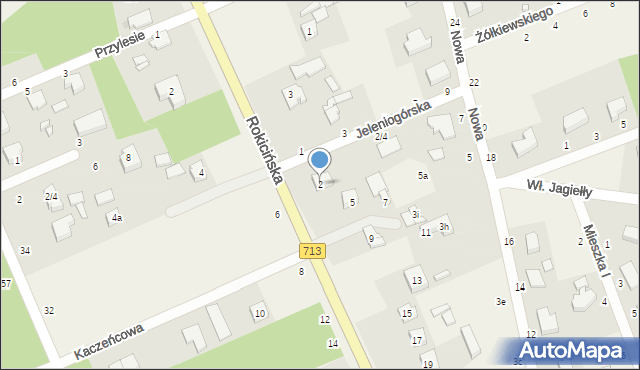 Bukowiec, Jeleniogórska, 2, mapa Bukowiec