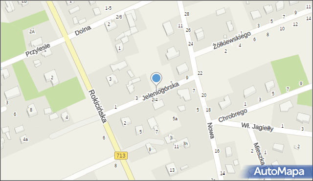 Bukowiec, Jeleniogórska, 5, mapa Bukowiec