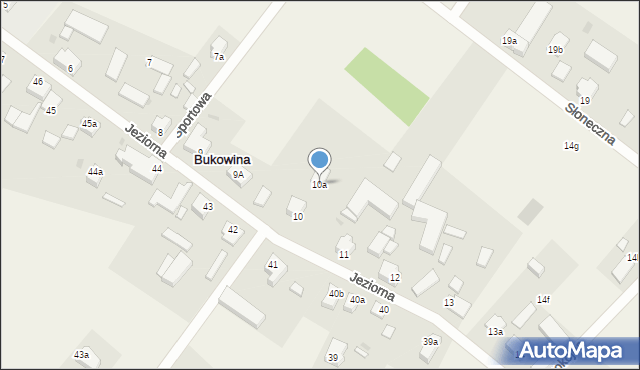 Bukowina, Jeziorna, 15, mapa Bukowina