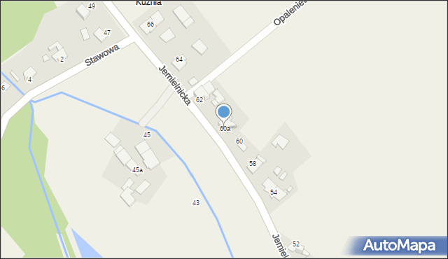 Centawa, Jemielnicka, 60a, mapa Centawa