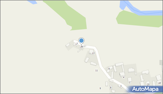 Chmielów, Jeziórki, 15, mapa Chmielów