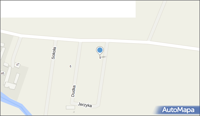 Chrzczanka-Folwark, Jerzyka, 4, mapa Chrzczanka-Folwark