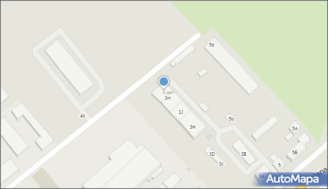 Człuchów, Jerzego z Dąbrowy, 3n, mapa Człuchów
